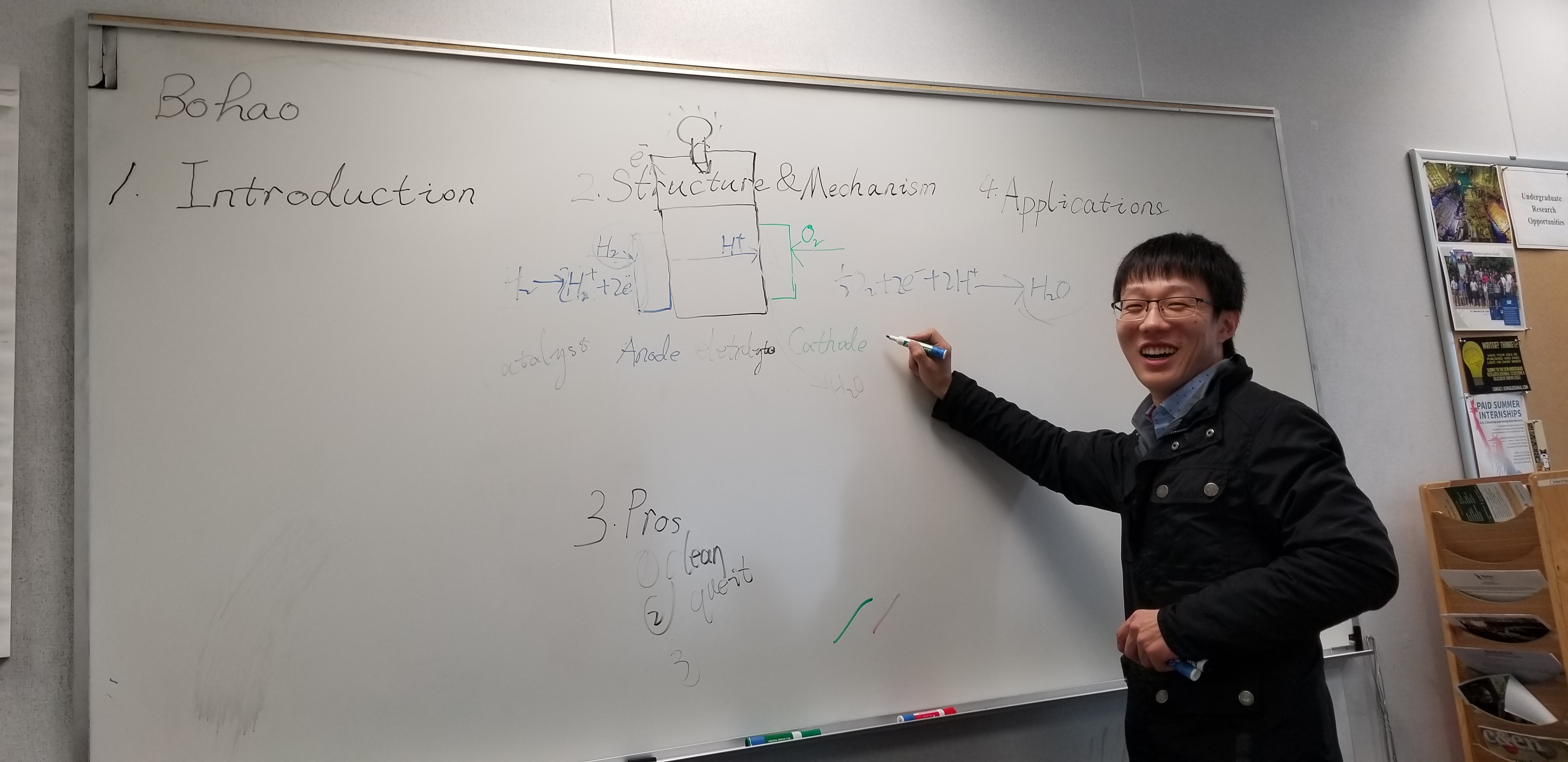 Bohao X talks about fuel cells.