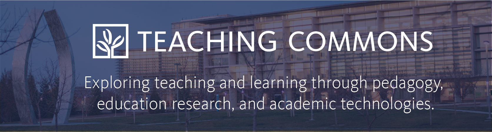 teaching commons header image